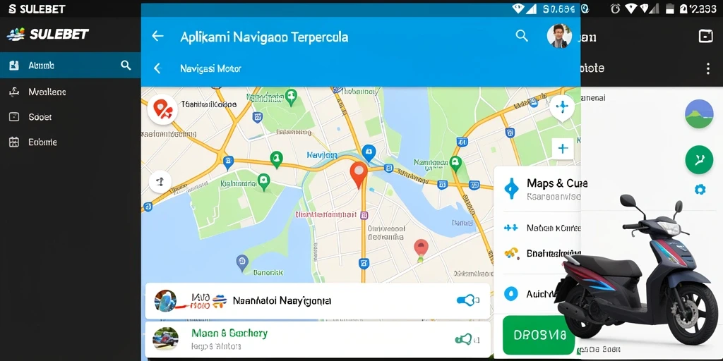 Tampilan antarmuka SULEBET yang interaktif dan jelas untuk navigasi motor.