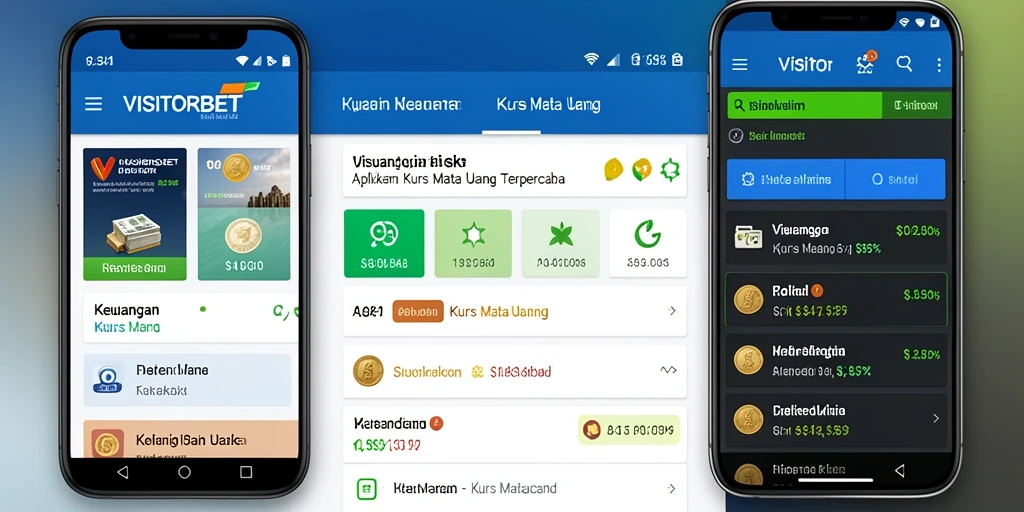 Tampilan antarmuka VISITORBET yang jelas dan informatif untuk kurs mata uang.