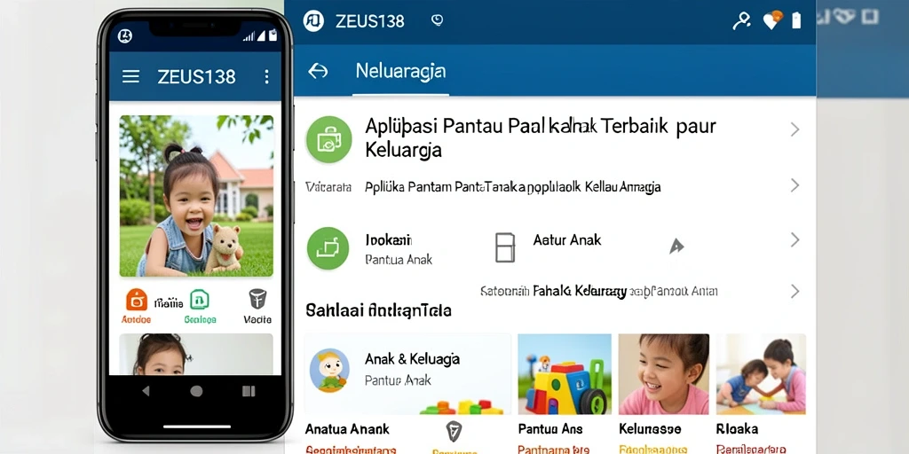 Antarmuka ZEUS138 yang intuitif untuk pemantauan anak.