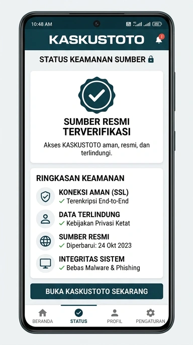 Halaman Resmi Kaskustoto untuk Pengguna Android